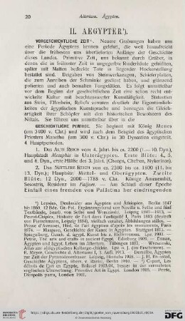 II. Aegypter