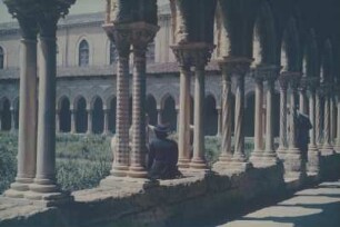 Kreuzgang : Reisefotos Italien. Sizilien. Monreale. Dom Santa Maria la Nuova. Kreuzgang (1174/1189)