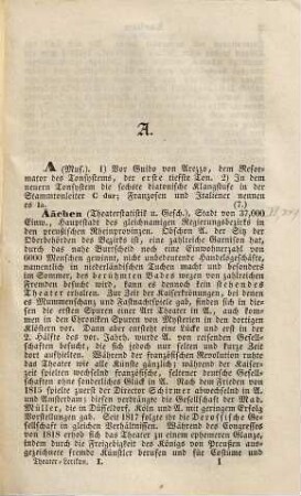 Allgemeines Theater-Lexikon oder Encyklopädie alles Wissenswerthen für Bühnenkünstler, Dilettanten und Theaterfreunde, 1. A bis Bouilly nebst Nachtrag
