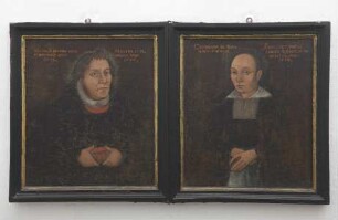 Doppelbildnis Martin Luthers und seiner Frau Katharina von Bora