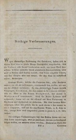 Nöthige Verbesserungen