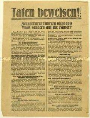 Aufruf der KPD zur Reichstagswahl 1928