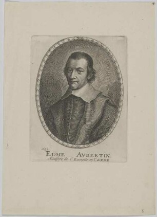 Bildnis des Edme Aubertin