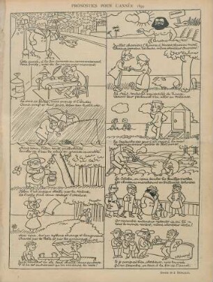 Pronostics pour l'année 1899