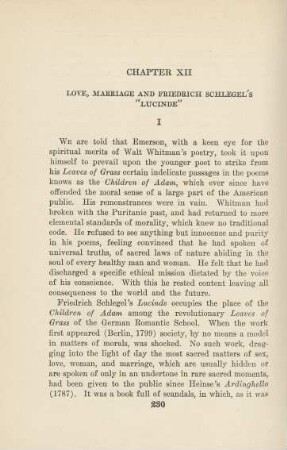 Chapter XII Love, Marriage and Friedrich Schlegel's "Lucinde"