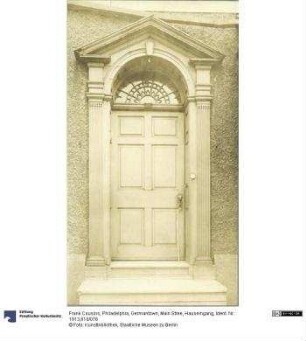 Philadelphia, Germantown, Main Stree, Hauseingang