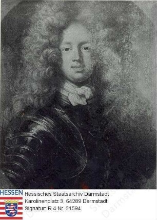 Riedesel zu Eisenbach, Hermann XVIII. Freiherr v. (1682-1745) / Porträt in Medaillon, Brustbild