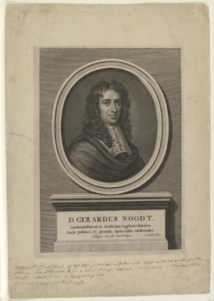 Bildnis des Gerhard Noodt