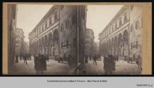 Ospedale di San Paolo, Spedale di San Paolo dei Convalescenti, Scuola delle leopoldine, Ospedale di San Paolo: Loggia der Fassade, Florenz