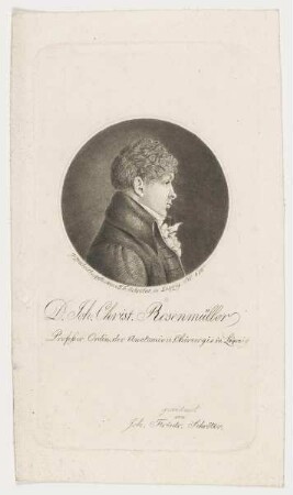 Bildnis des Joh. Christ. Rosenmüller