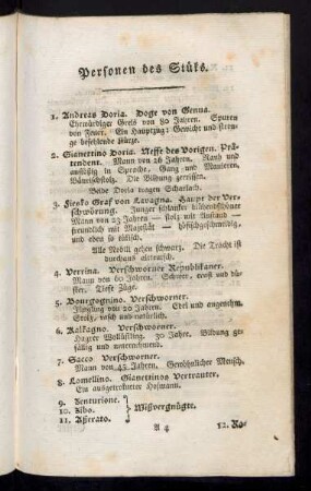 Personen des Stüks.