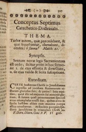 449-458, Conceptus Septimus. Catechetico-Doctrinalis.