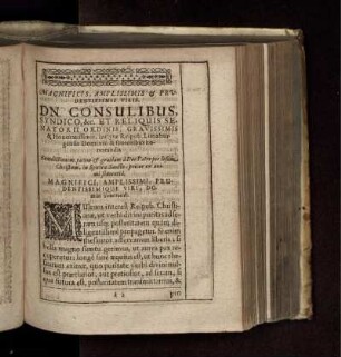 Widmung, "Praefatio", "Ss. Theologiae Et Verae Pietatis Studiosis in Academia Wittebergensi ..."