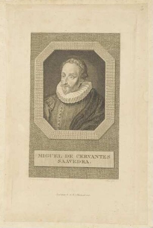 Bildnis des Miguel de Cervantes Saavedra