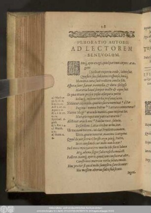 Peroratio Autoris Ad Lectorem Benevolum.