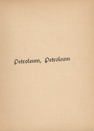Petroleum, Petroleum