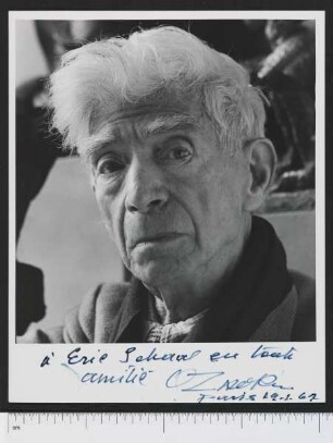 Porträtaufnahme Ossip Zadkine