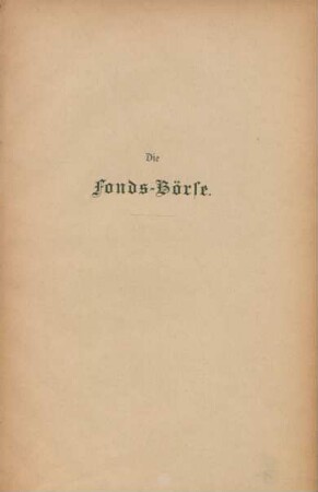 Die Fonds-Börse
