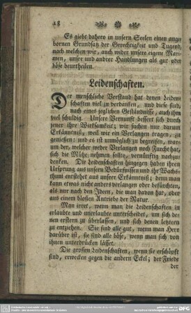 Leidenschaften