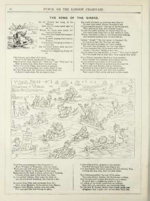 The song of the sirens; Ye hygh seas showynge ye vesseles bound for Calyfornya