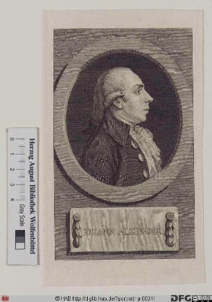 Bildnis Johann Baptist (Edler von) Alxinger