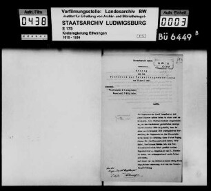 Wagnerinnung für den Oberamtsbezirk Gmünd