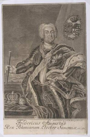 Bildnis des Fridericus Augustus, Rex Poloniarum