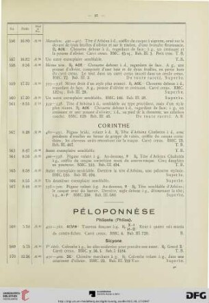 Péloponnèse (Nr. 568-665)
