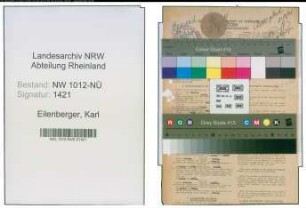 Entnazifizierung Karl Eilenberger , geb. 29.12.1920 (Finanz-Angestellter)