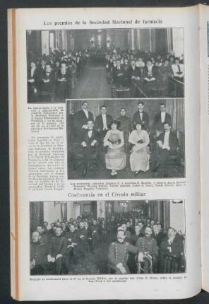Los premios de la Sociedad Nacional de Farmacia