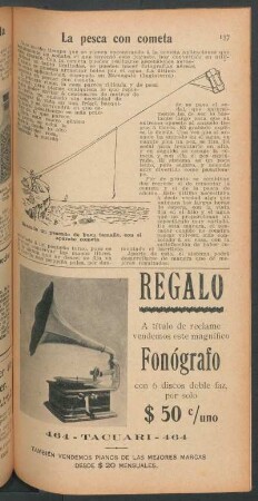 La pesca con cometa