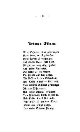 Rolands Stimme