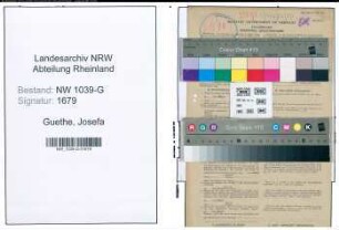 Entnazifizierung Josefa Guethe , geb. 13.05.1893 (Lehrerin)