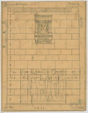 Fischer, Theodor; Berg am Starnberger See - Rottmannshöhe (Bayern); Bismarckturm - Ostseite (Ansicht)