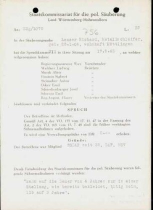 Lauser, Richard