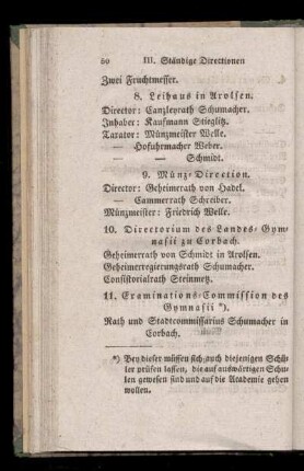 11. Examinations=Commission des Gymnasii *)