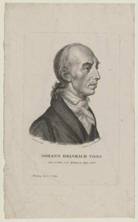 Bildnis des Johann Heinrich Voss