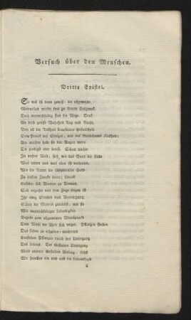 Dritte Epistel