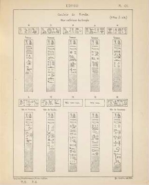 Inscriptions et notices recueillies à Edfou (Haute-Egypte) pendant la mission scientifique de M. le Vicomte Emmanuel de Rougé. 2
