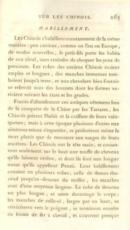 Habillement