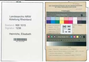 Entnazifizierung Elisabeth Heinrichs , geb. 08.11.1910 ()