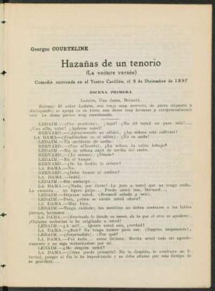1921006400: Hazañas de un tenorio : (la voiture versée)