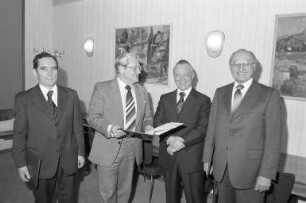 Ehrung städtischer Mitarbeiter anlässlich 50jährigen Dienstjubiläums