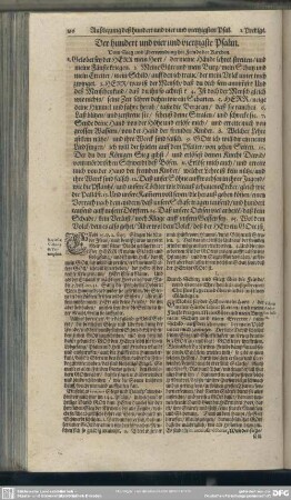 Die Predigten über den hundert und vier und viertzigsten Psalm