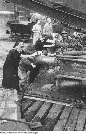 Freital-Döhlen. Stahlwerk Döhlen, Oktober 1948