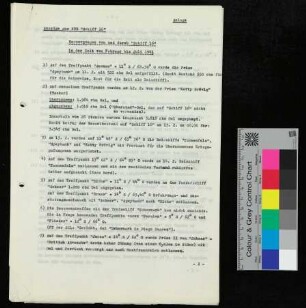 Auszüge aus dem KTB Schiff 16 - Versorgungen von und durch Schiff 16 in der Zeit von Februar bis Juli 1941