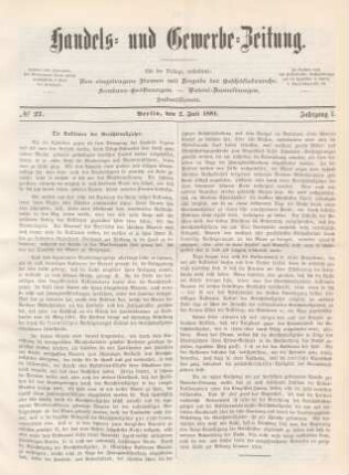 Nr. 27=2. Juli 1881
