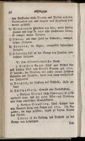 V. Der Oberrheinische Kreis