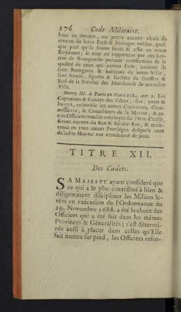 Titre XII.