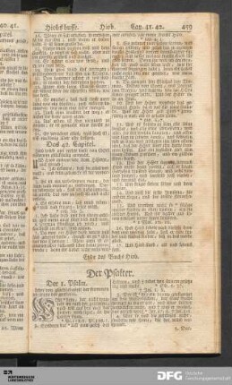 Der Psalter.